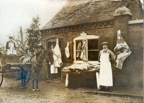 Image: picture of butcher's shop