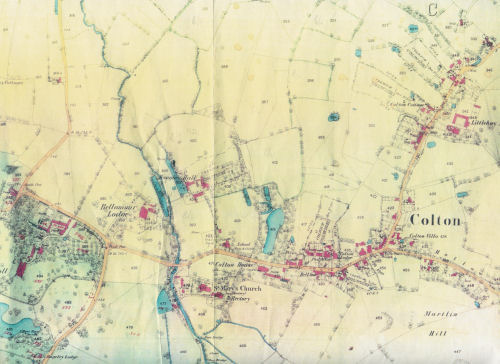 1882 Map of Colton Village